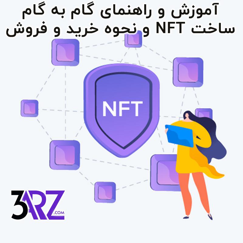 آموزش ساخت NFT. راهنمای گام به گام ساخت، خرید و فروش توکن های غیر مثلی